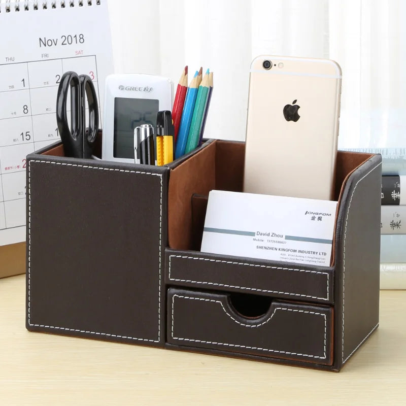 Wooden Desk Organizer